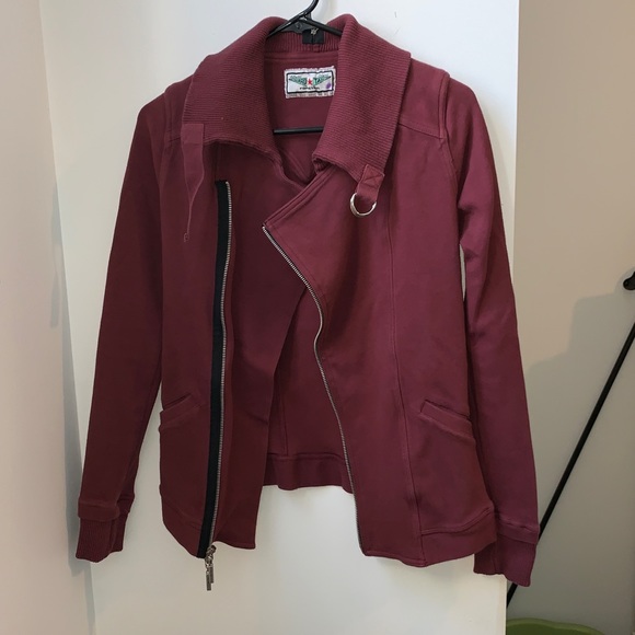 Hard Tail Jackets & Blazers - EUC Hard Tail Dark Red Jacket